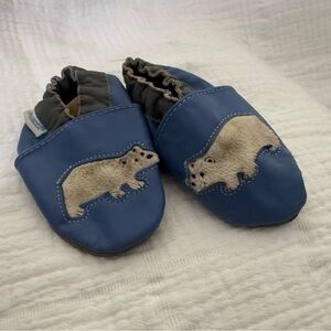 Robeez Blue Bear Baby Shoes